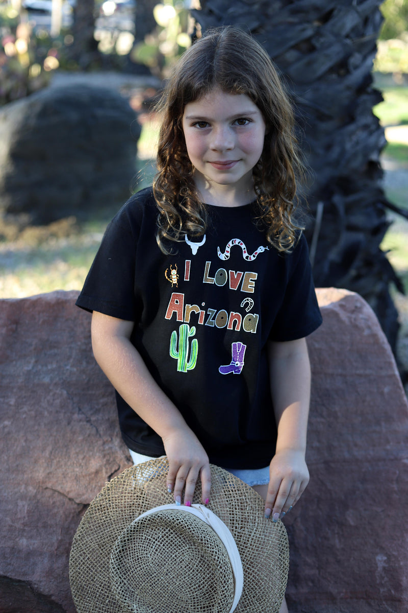 I Love Arizona in White