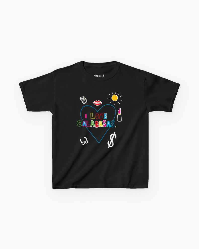 I Love Calabasas in White