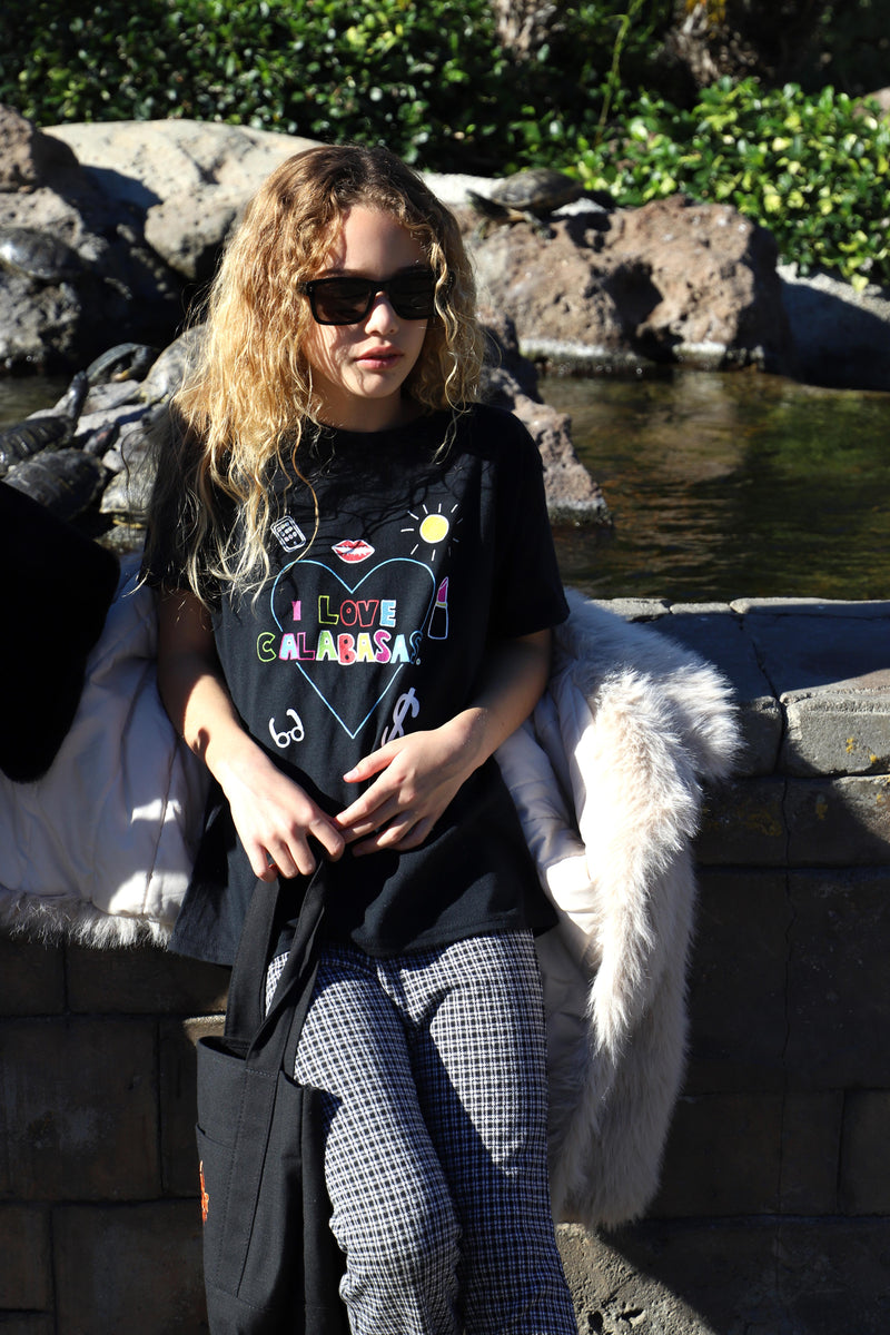 I Love Calabasas in Black