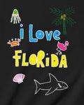 I Love Florida in Black