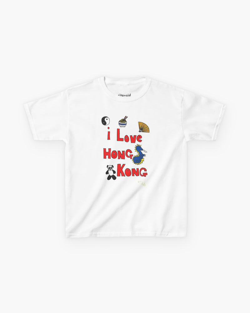 I Love Hong Kong in Black