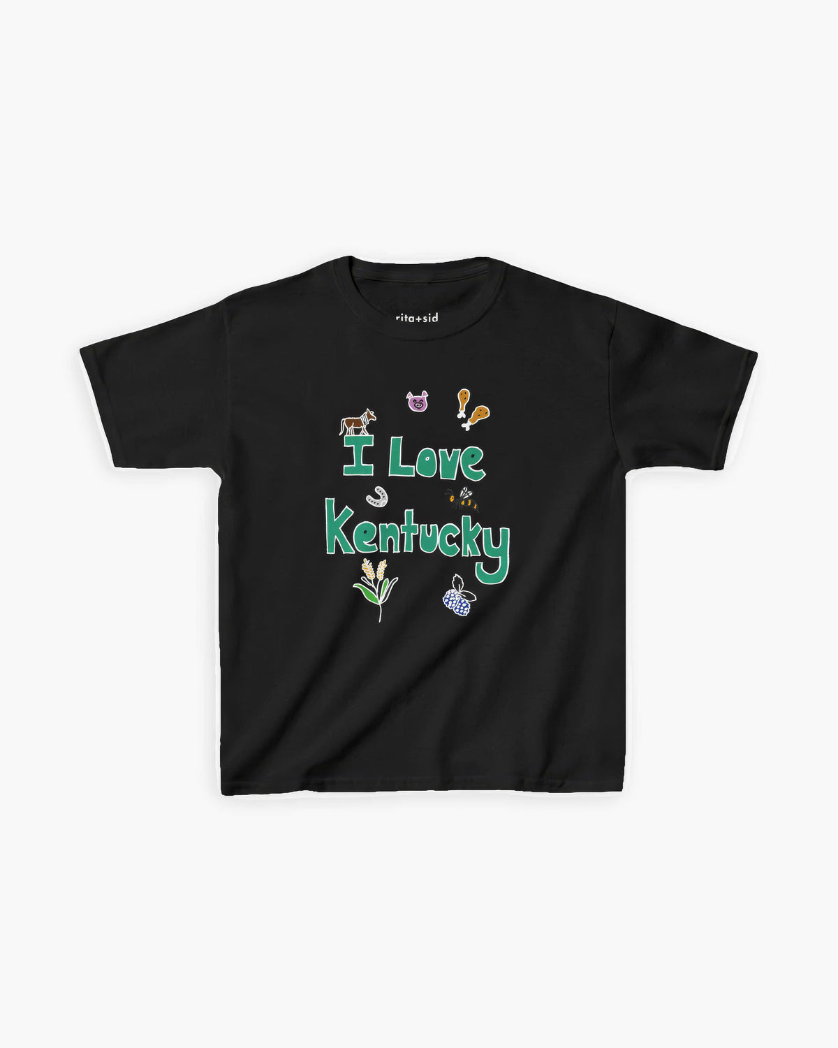 I Love Kentucky in Black