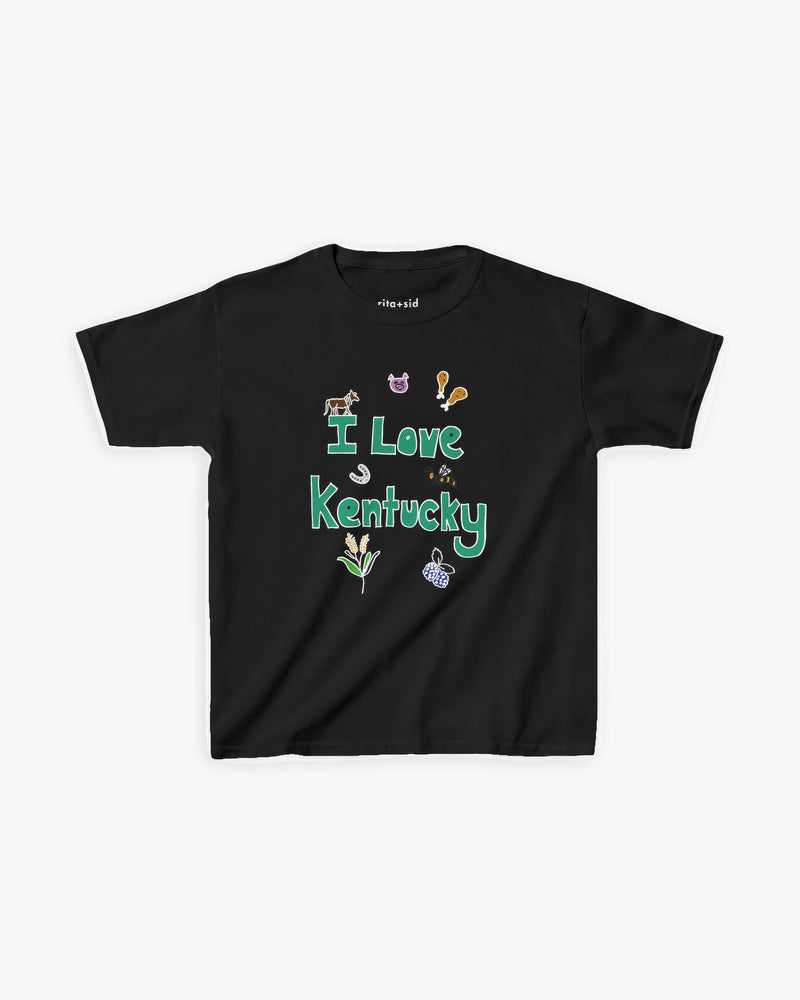 I Love Kentucky in Black