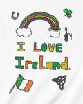 I Love Ireland in Black