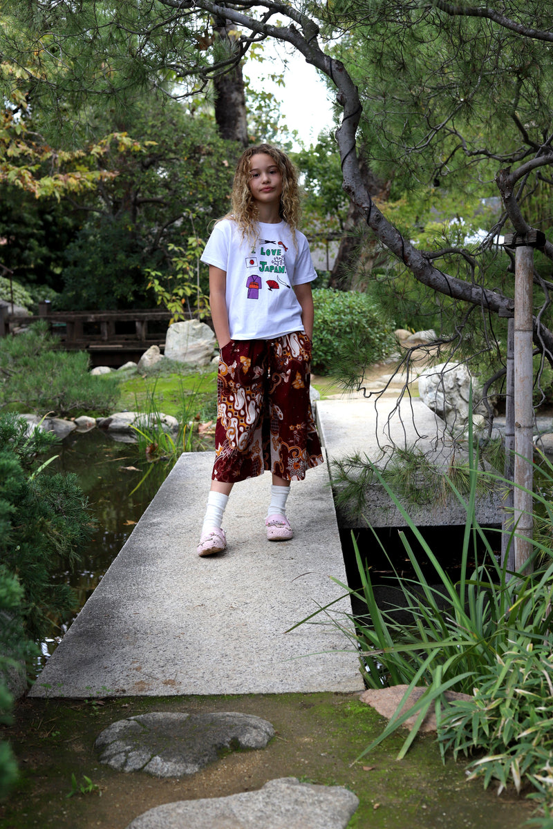 I Love Japan in White