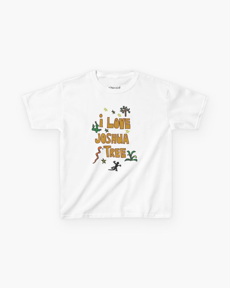 I Love Joshua Tree in White