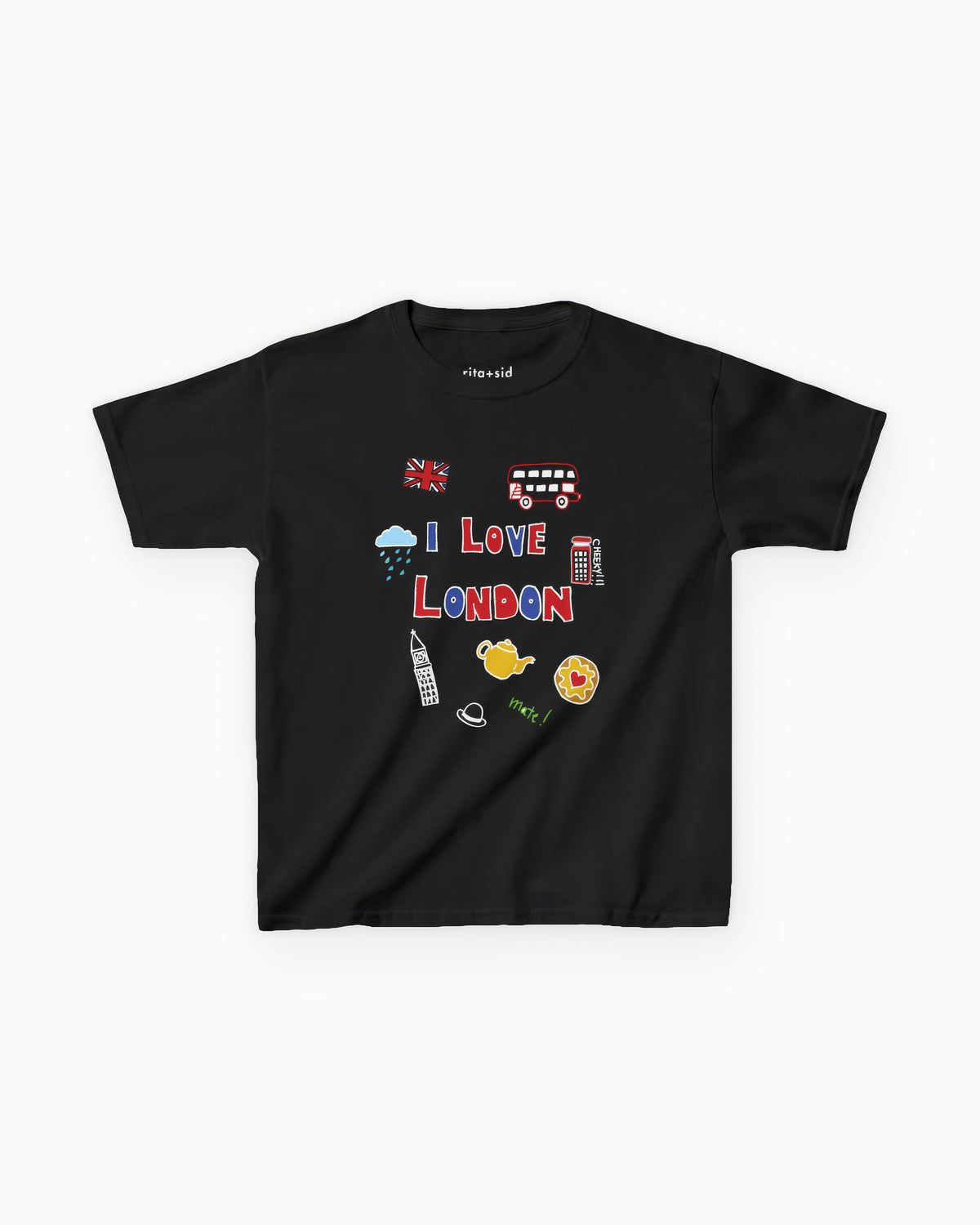 I Love London in Black