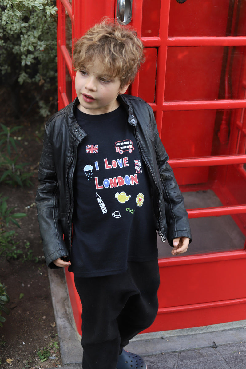 I Love London in Black