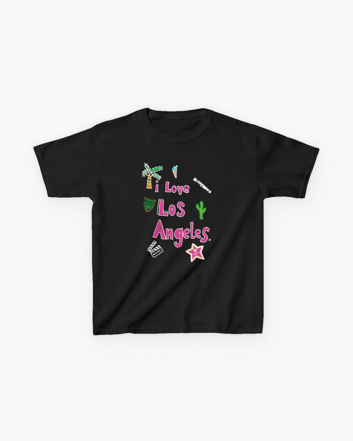 I Love Los Angeles in Black