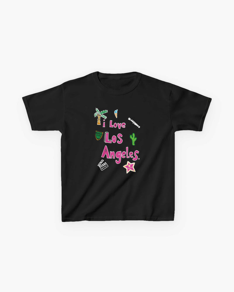 I Love Los Angeles in Black