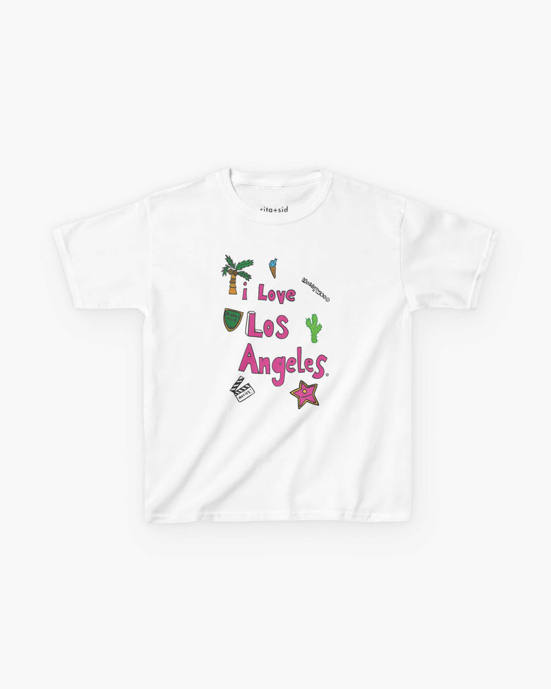 I Love Los Angeles in Black