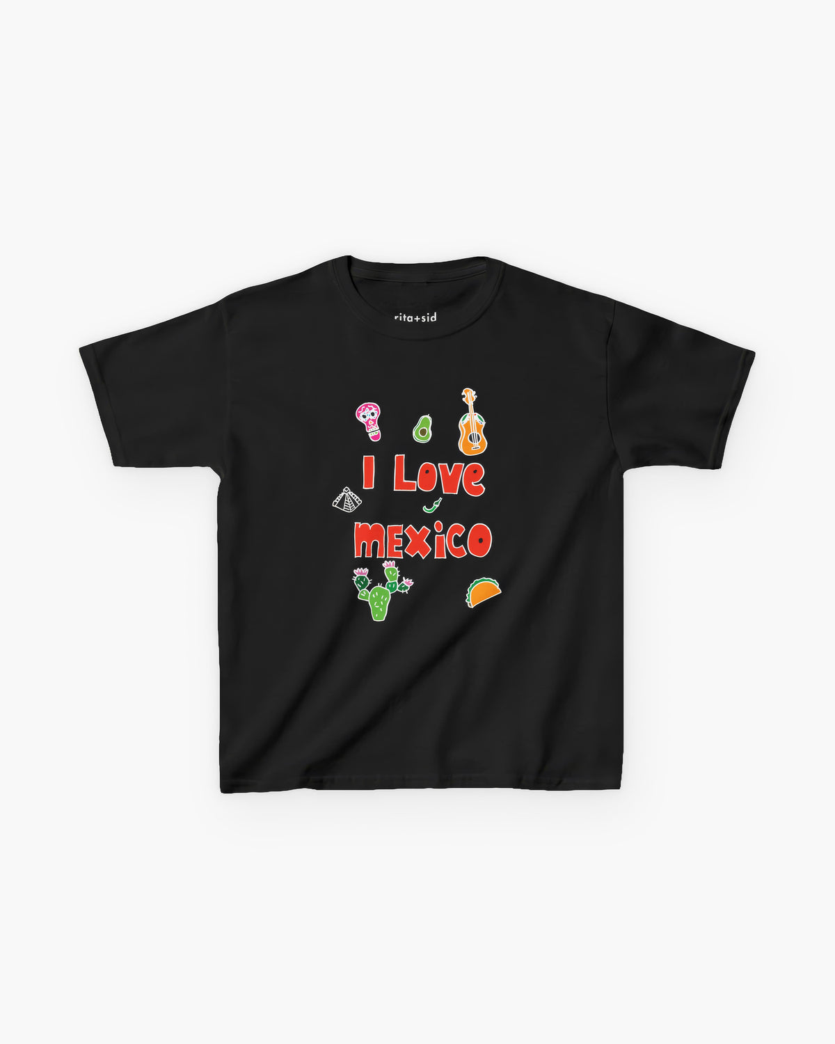 I Love Mexico in White