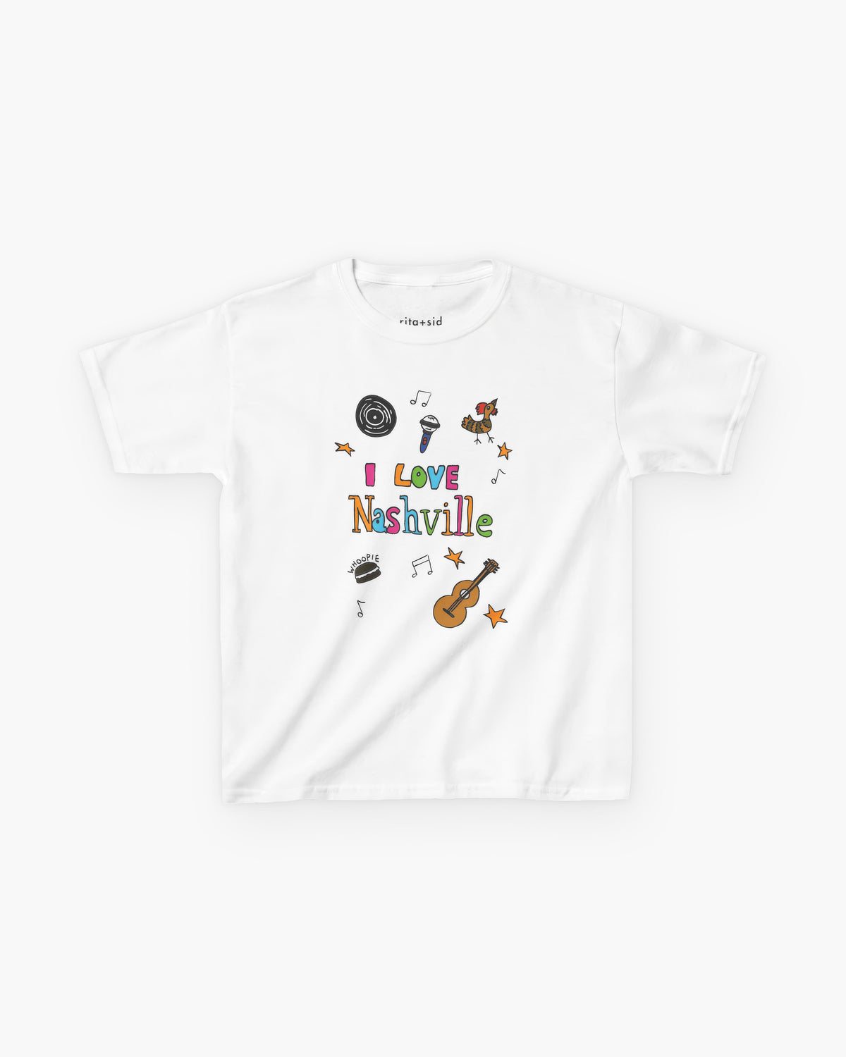I Love Nashville in White