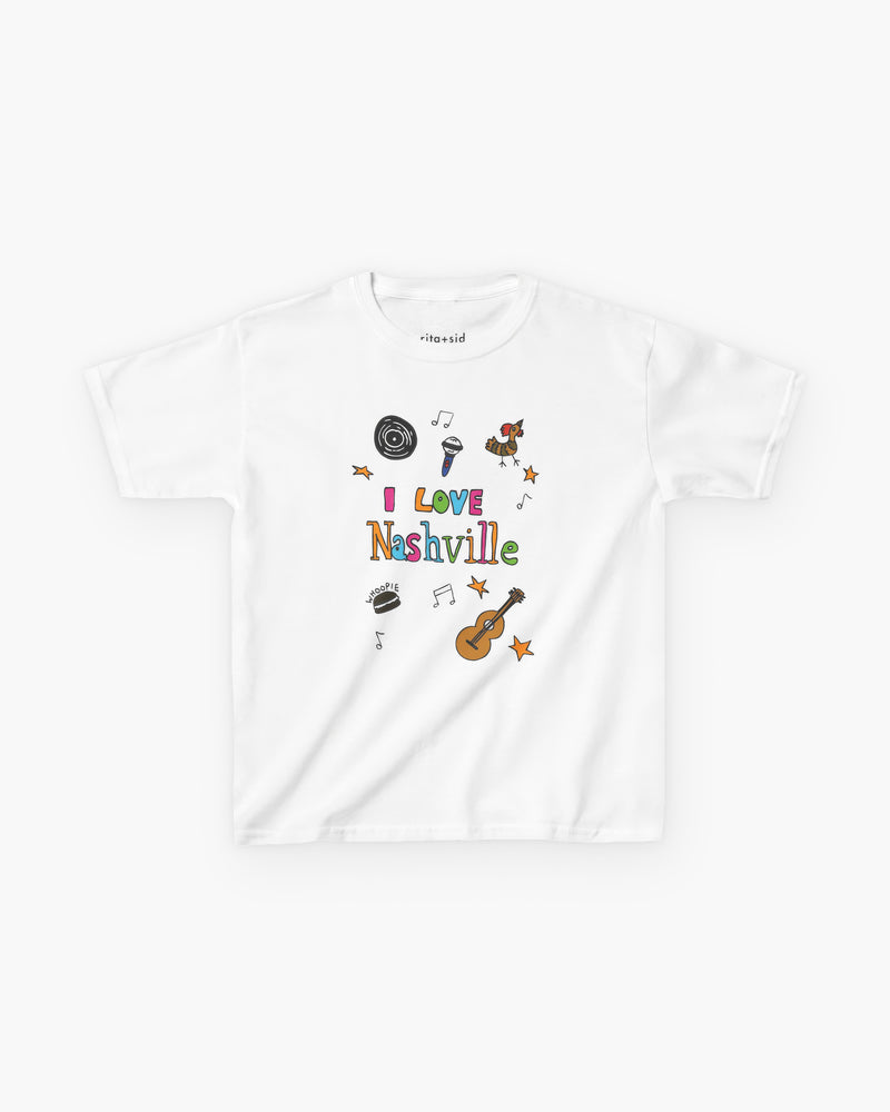 I Love Nashville in Black