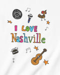 I Love Nashville in Black