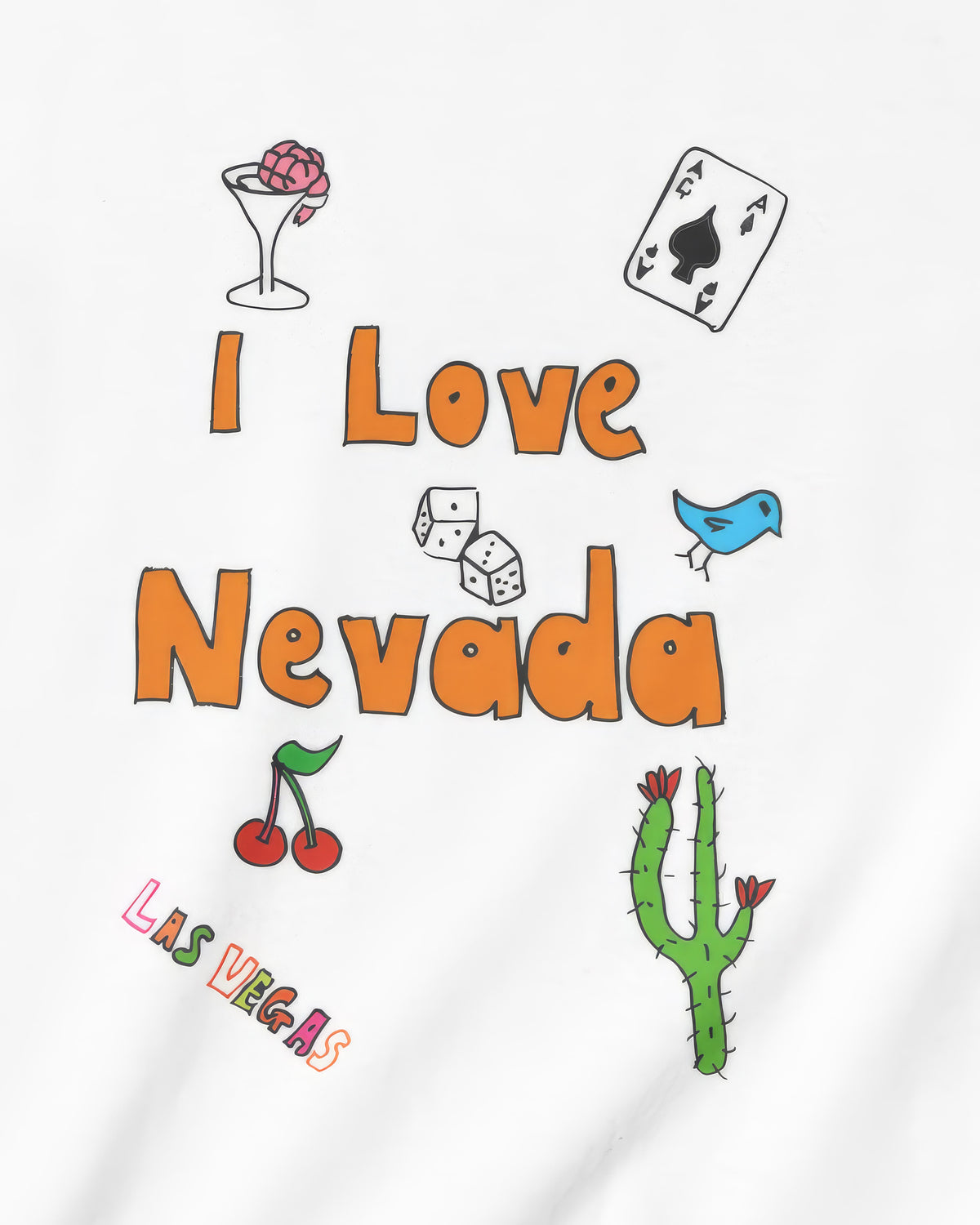 I Love Nevada in Black
