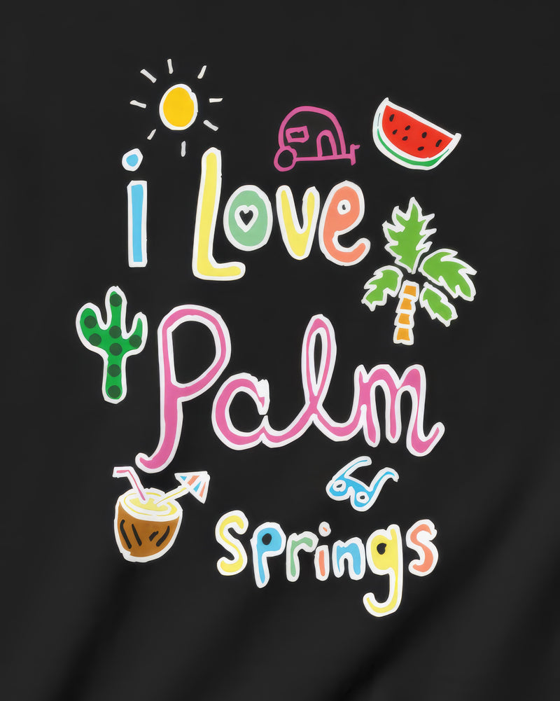 I Love Palm Springs in White