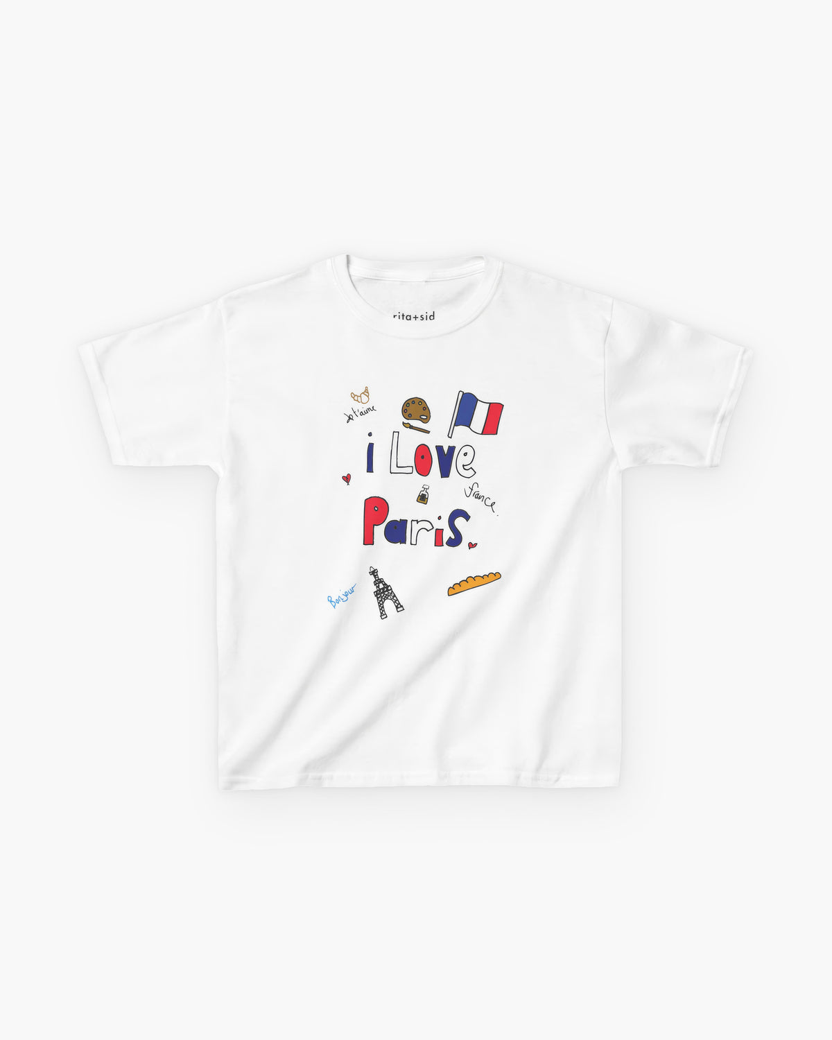 I Love Paris in White