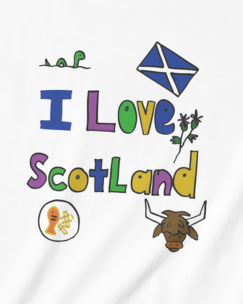 I Love Scotland in Black